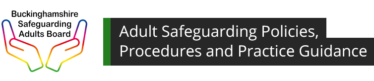 Buckinghamshire SAB Multi-Agency Policies and Procedures Resource